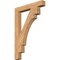 Ekena Millwork Merced Block Smooth Bracket, Western Red Cedar, 3 1/2"W x 26"D x 38"H BKT04X26X38MRC05SWR - alternate 1